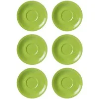 Ritzenhoff & Breker Untertasse Doppio Jumbountertassen ø 17 cm 6er Set, (6 St)