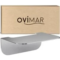 ovimar Badregal, 1-tlg., aus Edelstahl in Silber zur Zum Kleben