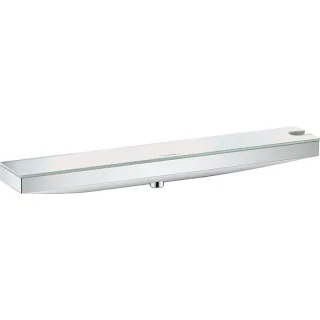 hansgrohe Rainfinity Wandanschluss 26858000 mit Brausehalter und Duschablage R, chrom