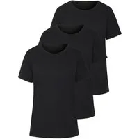 Beachtime by Lascana T-Shirt mit modischem Schlitz am Saum (3er-Pack) aus luftiger Baumwoll-Qualität