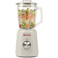 Girmi Standmixer FR9301, 1000 W, 4 Stufen, 1,5 l Glaskrug, 6 Edelstahlklingen, Eiscrusher, Pulse