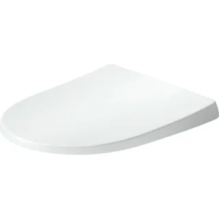 Duravit Univavo WC-Sitz D-shaped 0022990000 Absenkautomatik, abnehmbar, Scharniere Edelstahl, Weiß