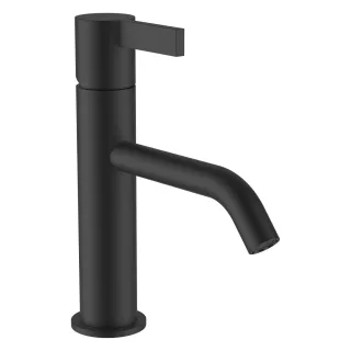 LAUFEN Waschtischarmatur Kartell LAUFEN Festauslauf Ausladung 135 mm ohne Ablaufventil PVD Titanschw H3113310811201
