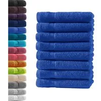 Hometex Premium Textiles Handtuch in Premium Qualität 500 g/m², Feinster Frottier-Stoff 100% Baumwolle, 8x Gästetuch, weich, saugfähig, extra schwer & flauschig