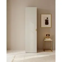 Selsey Kleiderschrank MOONIR mit geriffelten Fronten, Kleiderstange und Regalen