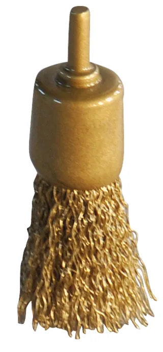 KS Tools BRONZEplus Pinselbürste, Draht, gewellt, Ø 26 mm - 963.9595