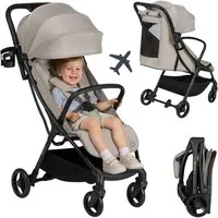 lionelo Kinder-Buggy AGIA, (Set), Leicht/Auto-Fold/kompakt/steht frei/bis 22kg