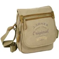 J JONES JENNIFER JONES Messenger Bag - Schultertasche aus Canvas - Umhängetasche 9 Liter Volumen, 25x31x12 cm