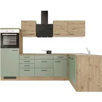 Flex-Well Küche Cara, mit und ohne E-Geräten erhältlich, Gesamtbreite 280x170 cm