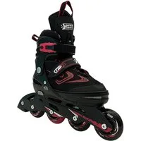 Best Sporting Schlittschuhe Robuste Inliner für Jugendliche mit Bremse I Mit 4 Rollen, Rollschuhe größenverstellbar