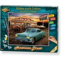 Schipper Malen nach Zahlen Malen nach Zahlen Premium 40x50cm American Diner 609130877