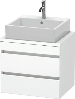 Duravit DuraStyle Konsolenwaschtischunterbau wandhängend Weiß Matt 600x478x512 mm - DS530501818 DS530501818