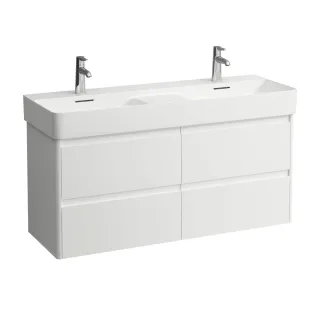 LAUFEN Waschtischunterschrank BASE 2.0 400x1168x515 4 Schubl m. Griffmulde f.WT H814282 weiß matt, H H4114241082601