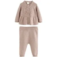 Next Cardigan 2-teiliges Set mit Baby-Strickjacke und Leggings (2-tlg)