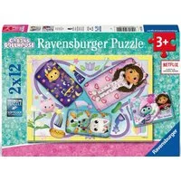 Ravensburger Puzzle Gabby's Dollhouse, 2x12, 24 Puzzleteile, Made in Europe
