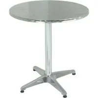 Garden Pleasure Gartentisch Stehtisch BISTRO, rund Stahl, Alu,s
