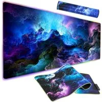 Da Meso Mauspad RGB Gaming Mauspad XXL – LED Mouse Pad mit Beleuchtung für PC & Laptop