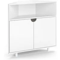 Vicco Kommode Inaro, Weiß, 79 x 76 cm mit 3 Fächern (1 St)