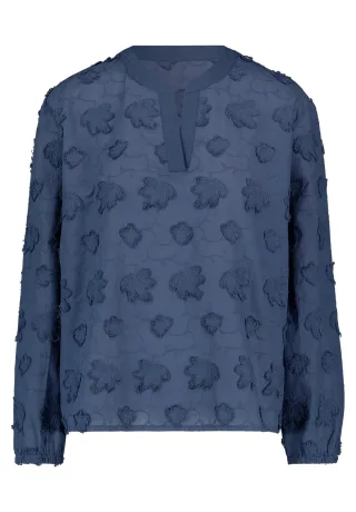 Betty Barclay - Spitzenbluse Vintage Indigo - Gr. - 38
