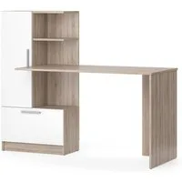 Vicco Schreibtisch Tomy, Sonoma/Weiß, 150 x 59 cm (1-St)