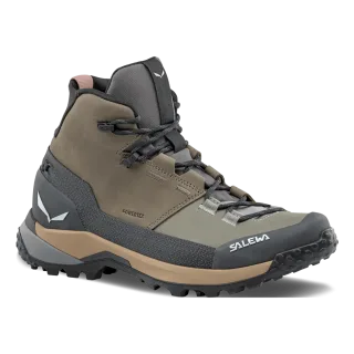 SALEWA - Puez Leather Mid Powertex Schuh Damen - Schwarz (Gr.38,5)