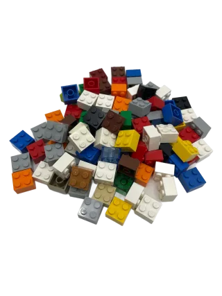 LEGO 2x2 Classic Basic Steine Bunt gemischt 100 Stück