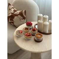 EKA Dessertschale Riffle Bowl 6er Set, Glas, (6-tlg)