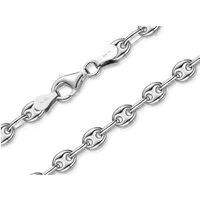 Silberkettenstore Silberkette Kaffeebohnenkette 5mm - 925 Silber