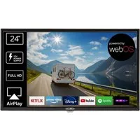 Reflexion LED24IBT LED-Fernseher (60,00 cm/24 Zoll, Full HD, Smart-TV, powered by webOS Hub (LG), DC IN 12 Volt, Netzteil 230 Volt, DVB-T2HD/S2/C, Bluetooth, WLAN)