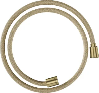 Hansgrohe Textilbrauseschlauch Axor 1250mm mit konischer/zylindrischer Mutter, brushed brass, 282279 28227950