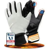 MIVELO Fahrradhandschuhe Übergangshandschuhe mit Touchscreen Funktion wasserabweisend winddicht