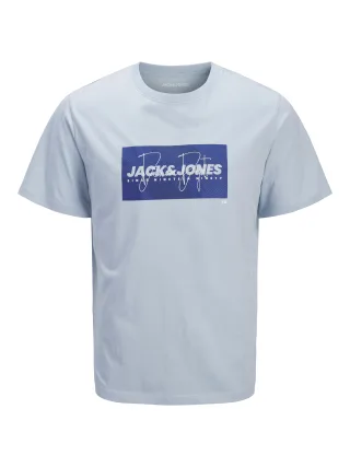 JACK&JONES - JJCOLE PRINT TEE SS CREW NECK JNR Celestial Blue - Gr. - 176