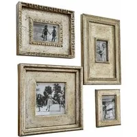 Mirabeau Bilderrahmen Bilderrahmen 4er Set Holny antiksilber