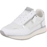 Ital-Design Damen Sneaker mit Mesh-Obermaterial und eleganten Details Sneaker (91261480) Keilabsatz/Wedge Sneakers Low in Weiß