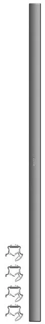 Kermi seitl. Abdeckung incl. Haltebügel für Verteo Typ 20/21 BH 1600 RAL9016, ZA01550001 ZA01550001