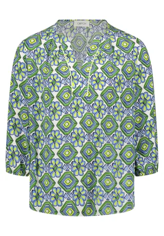 CARTOON - Casual-Bluse Green/Blue - Gr. - 46