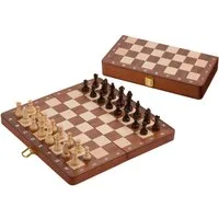 Philos Spiel Philos 2710 - Schachkassette De Luxe, Reise, Feld 30 mm, mit Randbe...