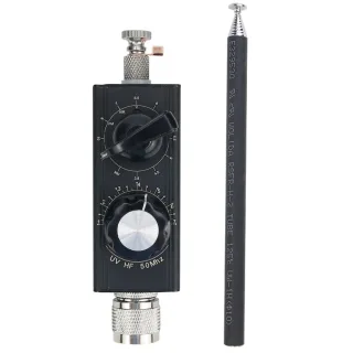 30W QRP Shortwave Antenna HF Antenna 5MHz-55MHz Full-Band Tuned Antenna for FT-817 818 703 K1 K2 USDX MCHF