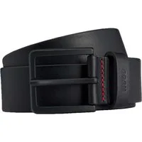 HUGO Synthetikgürtel Sz40 Leather Belt aus echtem Rindsleder
