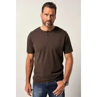 JP1880 T-Shirt Henley Basic Knopfleiste Halbarm