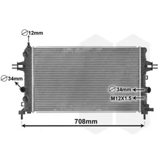 Van Wezel Wasserk?hler Opel Astra H + GTC Caravan Zafira B 1,6 1,8