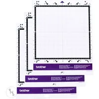 Brother Nähmaschine SDX normal klebende Matte 30,5 x 30,5 cm 3er Packung