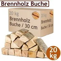 Flameup Kaminholz Brennholz Kaminholz Holz 5-500 kg Ofen Kamin Kaminofen Buche 30 cm, 20 kg