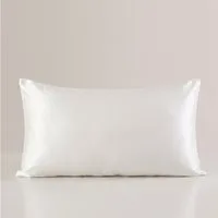 Vivi Idee Kissenbezug 100 % Maulbeerseide 22 Momme Satin Luxus 40x80cm 1 Stk., temperaturregulierend, schützt Haut & Haar, ideal für Schönheitsschlaf