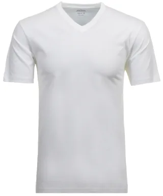 RAGMAN - RAGMAN Doppelpack - 2 T-Shirts mit V-Ausschnitt Weiss - Gr. - M