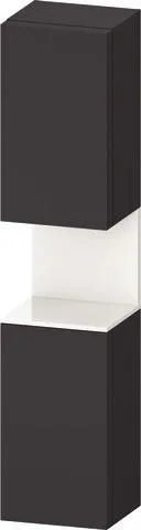 Duravit Qatego Hochschrank Graphit Supermatt 400x360x1760 mm - QA1346R22800010 QA1346R22800010