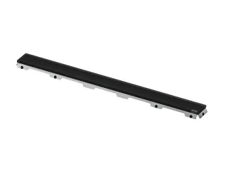 Tece drainline Glasabdeckung, schwarz satiniert, 700 mm, 600794 600794