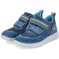 Superfit Superfit 1-006182-8050 Jungen Synthetik, Leder & Textil blue Slipper
