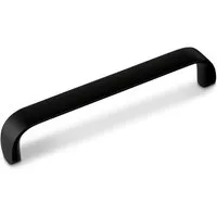 SO-TECH® Möbelgriff Schrankgriff DALE BA 128 - 192 mm, Lochabstand 128 mm schwarz matt inkl. Schrauben