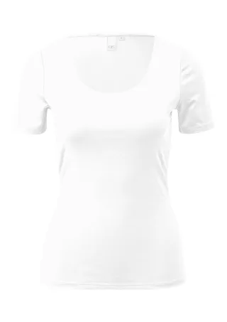 qs - T-Shirt weiß - Gr. - M